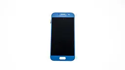 Дисплей для смартфона (телефону) Samsung Galaxy A3 Duos (2017), SM-A320F, blue (Біля рамки)(TFT) - мініатюра 2