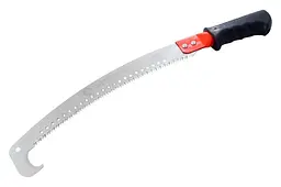 Пила ручна для обрізки гілок садова Intertool HT-3150 350 мм x 7 T x 1" x 3D з гаком - мініатюра 3