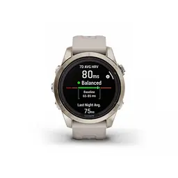 Смарт-годинник Garmin Fenix 7S Sapphire Solar Soft Gold w. Light Sand Band (010-02776-14/15) - мініатюра 4