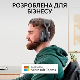 Bluetooth-гарнітура Logitech Zone Vibe Wireless MS Graphite (981-001157) - мініатюра 9