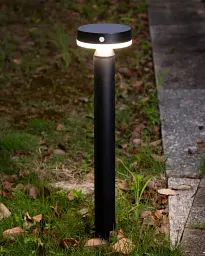 Вуличний світильник на сонячній батареї Goldlux 329790 Gwinea LED 1x4,5W 4000K 400Lm IP44 чорний - мініатюра 2