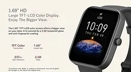 Смарт-годинник Amazfit Bip 3 Pro Black - мініатюра 3
