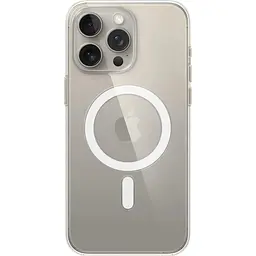 Оригінальний протиударний чохол Apple Clear Case with MagSafe для iPhone 15 Pro Max (6.7") Прозорий (MT233ZM/A) - мініатюра 9