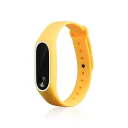 Ремінець для фітнес-браслета Amazfeel для Xiaomi Mi Band 2 жовтий - мініатюра 2