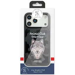 TPU+PC чохол Animal Club для Apple iPhone 17 Pro (6.3) Black - мініатюра 3