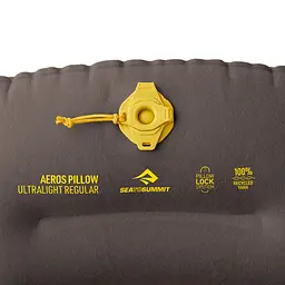 Надувна подушка Sea to Summit Aeros Ultralight Pillow, Large Темно-сірий - мініатюра 5