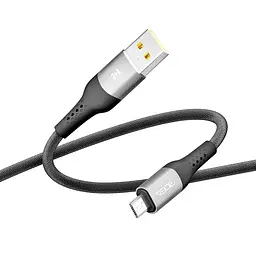 Кабель для зарядки USB Ridea RC-US42 UltraStrong USB-MicroUSB 60W 20V/3A 2 м Черный - миниатюра 4