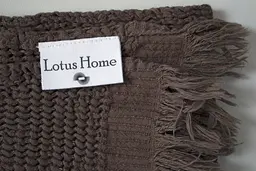 Рушник Lotus Home - Rius dark brown темно-коричневий 50x100 - мініатюра 3