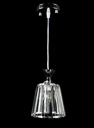 Стельова люстра E27 Splendid Ray L7348/1 (CR), 40W, регульована висота 22-55 см, хром, білий, сучасний стиль для дому