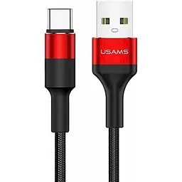 Кабель Usams U5 USB-A to Type-C US-SJ221, 2A, 1,2 м Red SJ221TC02 (6958444956640)