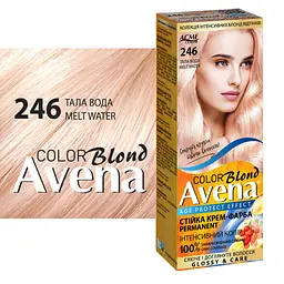Cтійка крем-фарба для волосся Avena Blond Color тала вода 246 138 мл - мініатюра 2