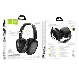 Навушники Bluetooth Hoco W73 Graceful BT headphones(App) Чорний - мініатюра 2