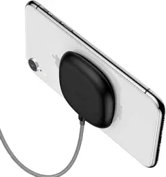 Бездротовий зарядний пристрій Baseus Suction Cup Wireless Charger чорний (WXXP-01) - мініатюра 2