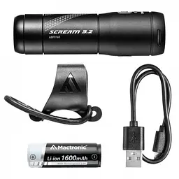 Ліхтар велосипедний передній Mactronic Scream 3.2 (600 Lm) USB Rechargeable (ABF0165) - мініатюра 7
