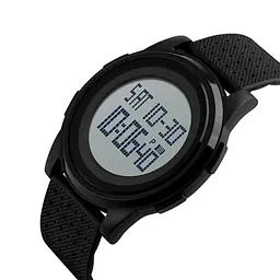Наручний годинник Skmei 1206 Black - White (12370) - мініатюра 2