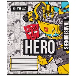 Зошит Kite Transformers, 12 аркушів, клітинка (TF25-232), в асортименті - мініатюра 4