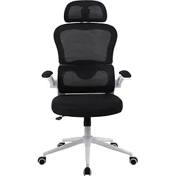 Офісне крісло GT Racer B-5880 White/Black [125609] - мініатюра 5