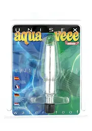 Анальна пробка з віброкулею Seven Creations Aqua Vee Butt Plug, 13,5х4 см - мініатюра 2