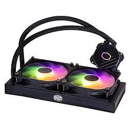 Система охолодження для комп’ютерного процесора Cooler Master MasterLiquid 240L Core MLWD24M-A18PZ-R1 RGB/Black - мініатюра 3