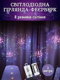 Гірлянда-штора — Феєрверк - мініатюра 2