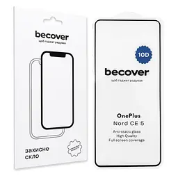 Скло захисне BeCover 10D OnePlus Nord CE 5 Black (715935)