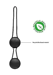 Вагінальні кульки Natural Pleasure Geisha Balls Biodegradable, 21 см (чорний) - мініатюра 2