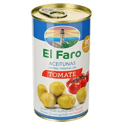 Оливки El Faro фаршировані томатами 350 г (877063) - мініатюра 2