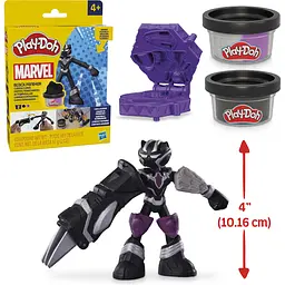 Набір для творчості з масою для ліплення  Hasbro Play-Doh Marvel Black Panther Cutting Claws (F9829_G0055) - мініатюра 2