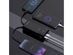 Зовнішній акумулятор (Power Bank) Dudao K15Pro 20000 mAh 22.5W Black (6977196682430) - мініатюра 4