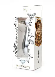 Анальна пробка Jewellery Silver Plug Clear M 9.2 см (рожевий) - мініатюра 8