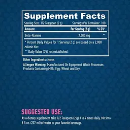 Бета-Аланін Haya Labs Beta-Alanine Sports 200 г - мініатюра 3