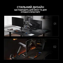 Настільне кріплення для монітора Anda Seat Stealth Pro II 17''-42'' Blue (AD-W-A9-1S-BS) [123486] - мініатюра 20