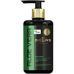 Маска для волосся Dalas Cosmetics Aloe Vera Hair Mask З гіалуроновою кислотою та соком алое 900 мл (4262396141538)
