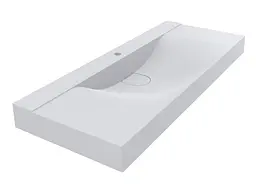 Умивальник Miraggio FLY 1200 (0001085) Mirasoft, Матовий, Підвісний/Врізний, Білий