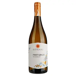 Вино Settesoli Pinot Grigio, біле, сухе, 11%, 0,75 л