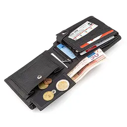Чоловічий шкіряний гаманець (ST108) ST Leather 12х9х3 см acs0015186 - мініатюра 6