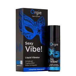 Рідкий вібратор Sexy Vibe, 15 мл Інтенсивність вібрації: середня для чутливих Orgie (Бразилія-Португалія)