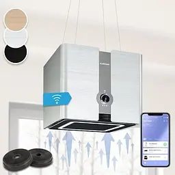 Витяжка Klarstein Futurelight Smart 420 м³/год 200 Вт острівна (10038710) - мініатюра 2