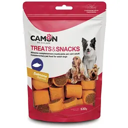 Печиво для собак Camon "Rollos" зі смаком лосося, 3 см, 530 г