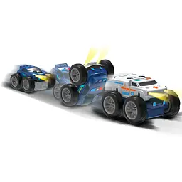 Машинка іграшкова Revolt Rescue Racers на радіокеруванні двостороння сіро-синя (TG1009BLUE) - мініатюра 8