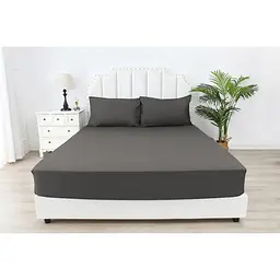 Простирадло на гумці Soho Dark Gray 160 х 200 см (03-BT-1230-Dark Gray) - мініатюра 2