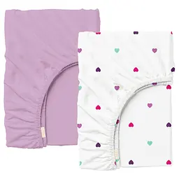 Набір простирадло на резинці 180х200 CAMELLIA PLAYFUL HEARTS COSAS (4822052399316)