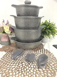 Набір посуду O.M.S. Collection 3006 Grey 8 предметів