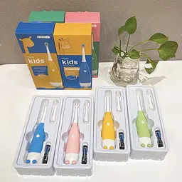 Дитяча електрична зубна щітка Пінгвінчик Focus Kids. Рожева - мініатюра 19