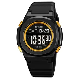 Чоловічий наручний годинник 2023BKGD-BK Black-Gold Black Skmei acs0030383
