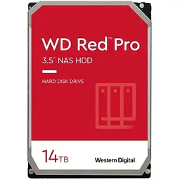 Накопичувач HDD SATA 14.0TB WD Red Pro NAS 7200rpm 512MB (WD142KFGX)