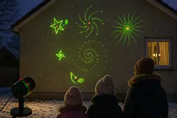 Вуличний новорічний лазерний проектор Star Shower Motion Laser Light - мініатюра 3