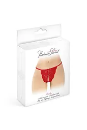 Трусики с открытым доступом Fashion Secret Cindy, One Size красные - миниатюра 3