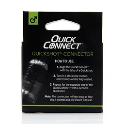 Адаптер Fleshlight Quickshot Quick Connect для з'єднання двох Квікшотов в одну іграшку - мініатюра 4