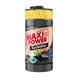 Засіб для ручного миття посуду Maxi Power Чорне вугілля 1000 мл (4823098411796)
